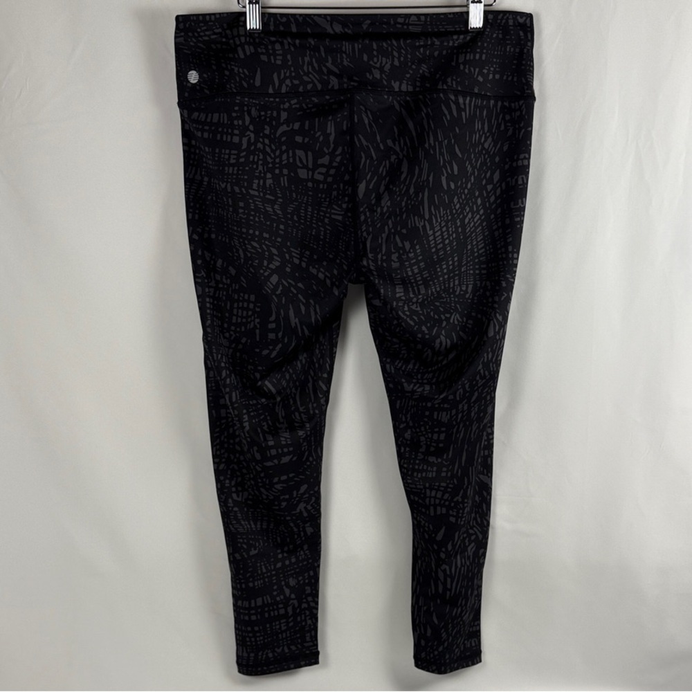 2-pack: Zella Black and Gray Animal Print Yoga Pants - Picture 4 of 10